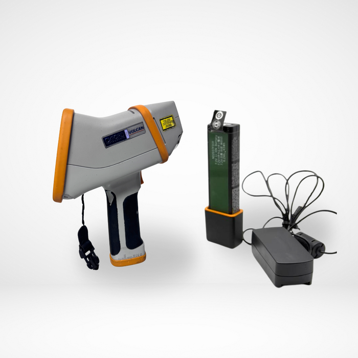 Certified PreOwned/Used Oxford Hitachi Vulcan Smart Handheld LIBS Gun for PMI Testing and Scrap Metal Sorting (SKU #326)