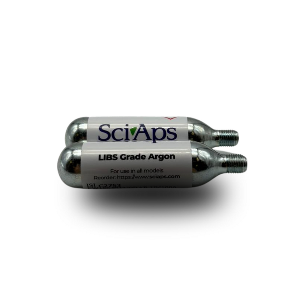 SciAps - Argon Gas Z901 C+ / Z902 C+ / Z200 C+ /Z903 C+ Carbon LIBS Analyzers