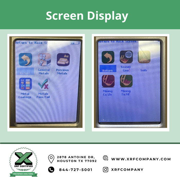 Lease to Own XRF Certified Pre-Owned Factory Refurbished Thermo Scientific Niton XL3t XRF 980 XRF Gun with Camera for PMI Testing & Scrap Metal Recycling & Environmental Soil Testing + Mining + Coating Thickness