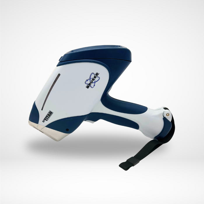 NEW XRF Company Bruker S1 Titan 500 Handheld Analyzer & PMI Gun for PMI Testing & Scrap Metal Sorting for + Stainless Steel + Low Alloy Steels + Nickel + Titanium + Cobalt + Copper + Standard Alloys