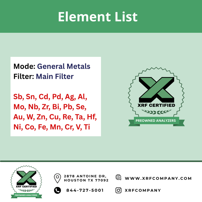 Certified Pre-Owned Thermo Niton XL2 100G Handheld XRF Analyzer for Service Line Inspection for Pb (SKU #8XXA)