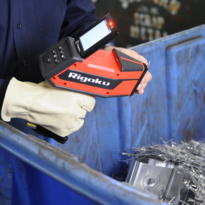 Certified Pre-Owned Used Rigaku KT 100S Handheld LIBS LASER Analyzer Gun for Scrap Metal Sorting & PMI Testing of Standard Alloys + Aluminum Alloys + Light Elements (SKU #505)