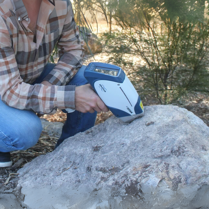 Used Bruker S1 Titan 800 Handheld XRF Analyzer for Alloys + Light Elements + Precious Metals + Geochem + Plants + Pb in Paint (SKU #720)