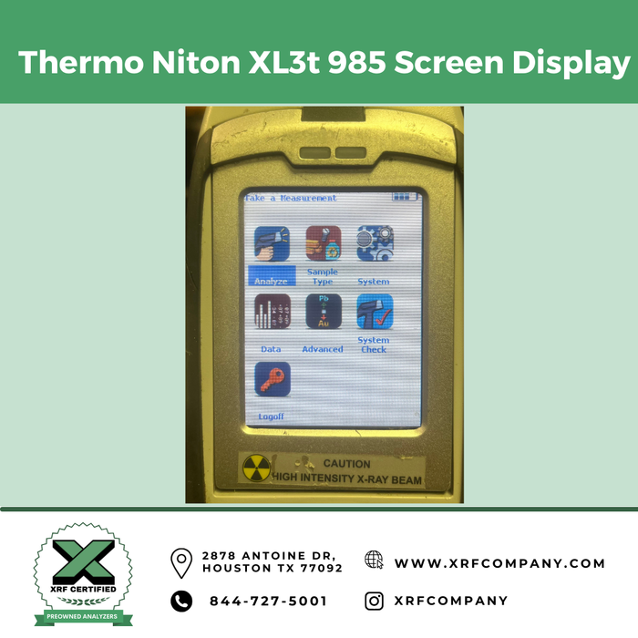 Thermo Niton XL3T 985 Used Alloy Plus (SKU #835)