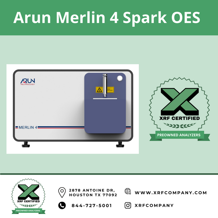 XRF Company Certified Lease to Own Arun Merlin 4 Merlin 4 Portable Bench-top Metal Analyzer For Metal Fabrication - 5 Year Lease to Own Monthly Payment: