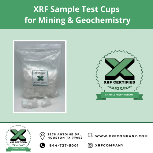 XRF Sample Test Cup for Mining & Geochemistry