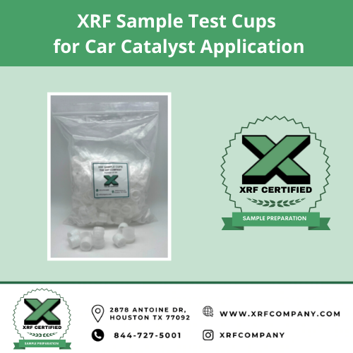 XRF Test Cup for Car Catalyst Application
