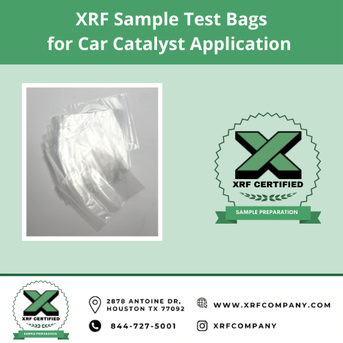 XRF Sample Test Bags for Car Catalyst Application
