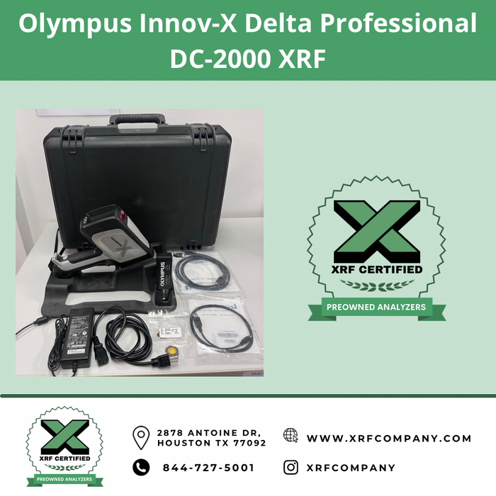 XRF Company Certified Lease to Own Olympus Innov-X DC 2000 Handheld XRF Analyzer Gun For Metal Fabrication