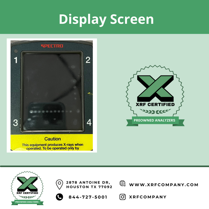 XRF Company Certified Lease to Own Spectro xSORT XHH03-P Handheld XRF Analyzer Gun For Metal Fabrication