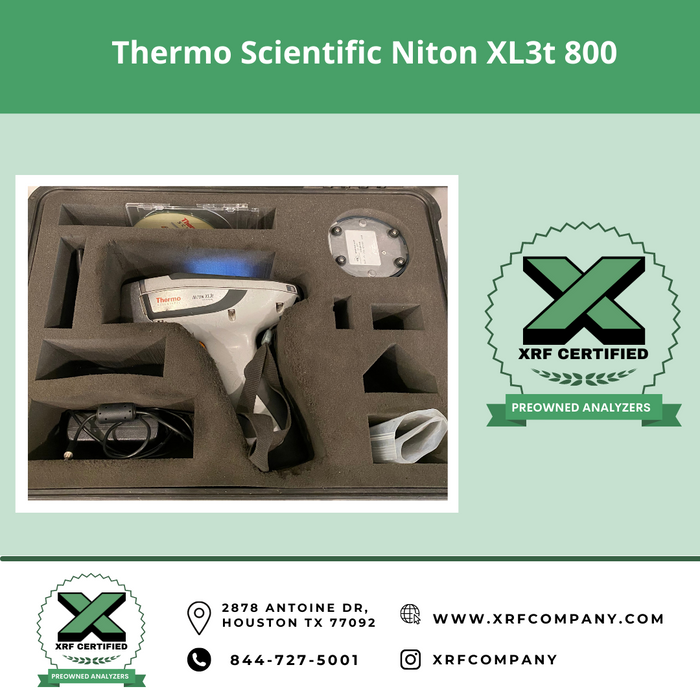 XRF Company Certified Lease to Own Thermo Scientific Niton XL3t 700 Handheld XRF Analyzer Gun For Metal Fabrication