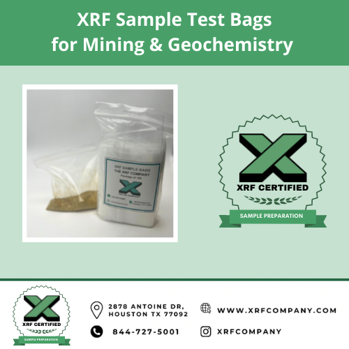 XRF Sample Test Bags for Mining & Geochemistry