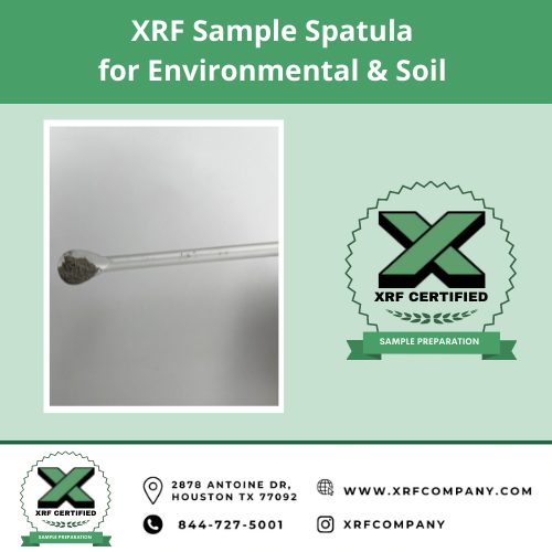 XRF Sample Distribution Spatula for Environmental and Soil