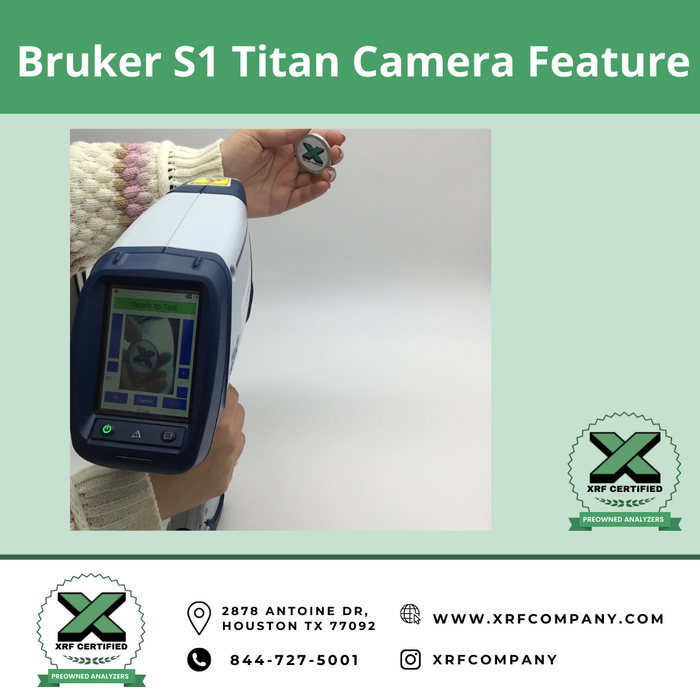 XRF Company Certified Lease to Own Bruker S1 Titan Handheld Analyzer For Metal Fabrication