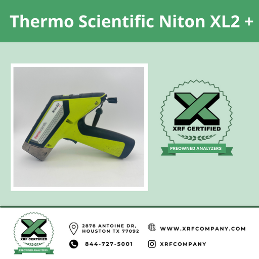 XRF Company Certified Pre-owned Factory Refurbished Thermo Niton XL2 980 PLUS XRF Gun with Camera for PMI Testing: Metal Alloys (SKU #897)