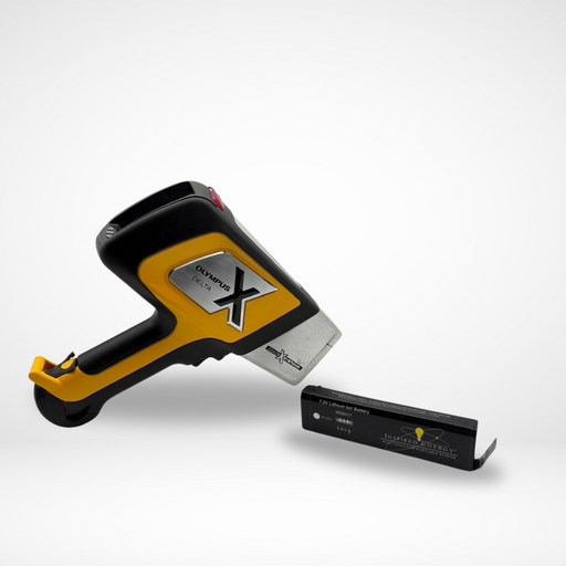 XRF Company Certified Preowned - Preowned Used Handheld XRF Analyzer Olympus DPO 2000 For Stainless Steel + Low Alloy Steels + Standard Alloys + Aluminum + Alloy Plus and Lead Paint (SKU: 675)
