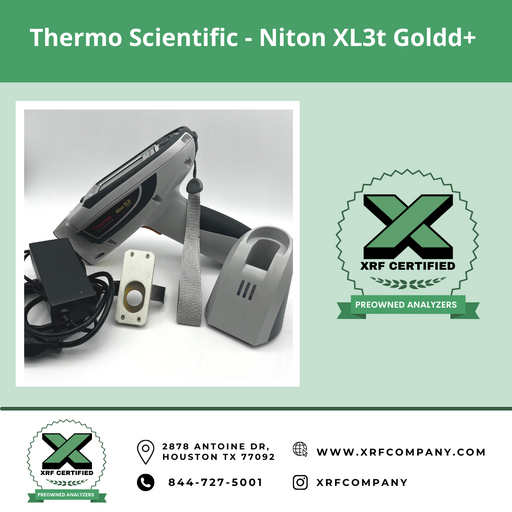 XRF Company Niton XL3T GOLDD+ for Precious Metals and Alloy Plus Analyzer (SKU#824A)