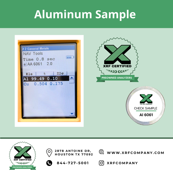 The XRF Company Preowned Thermo Niton XL2 100G General Metals Handheld XRF Analyzer GUN for PMI Testing Aluminum, Stainless and Precious Metals (SKU #844)