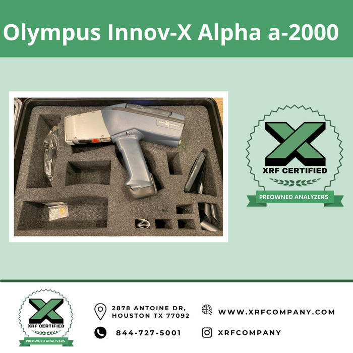 Parts Only - XRF Company Olympus Innov-X Alpha 2000 for Alloy Plus Analyzer (SKU# 650)