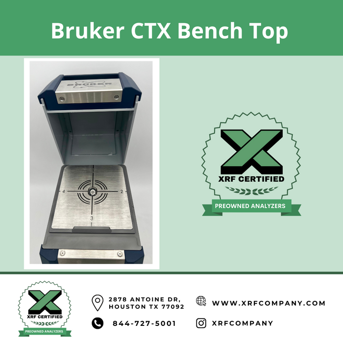 Lease - Mudlogging & Geology BenchTop XRF Analyzer - Bruker CTX (SKU #711)