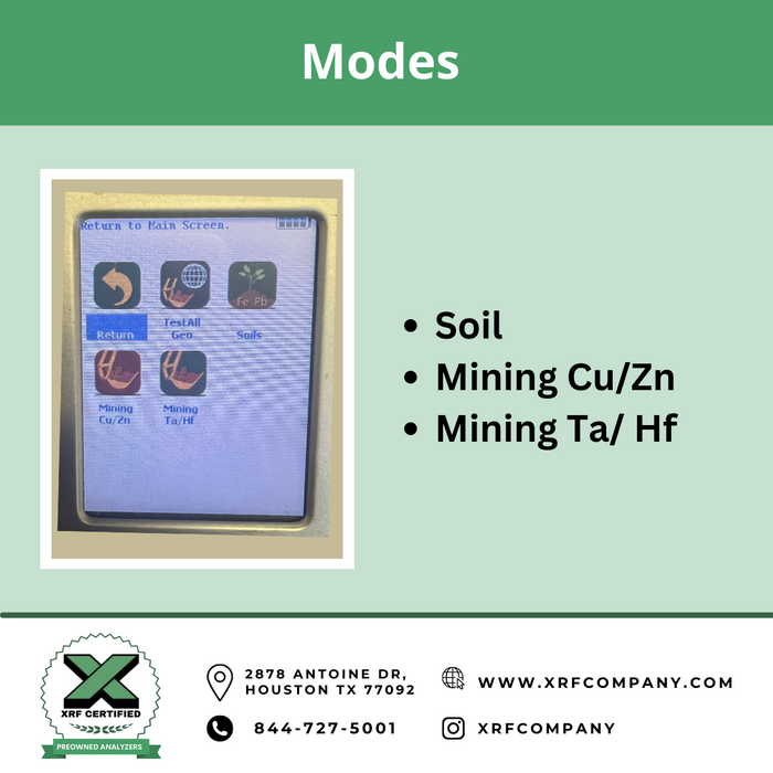 Lease to Own XRF Certified Pre-Owned- Thermo Scientific Niton XL3t XRF 950 XRF Analyzer for Geochemistry Mining Soil REE Rare Earth Elements
