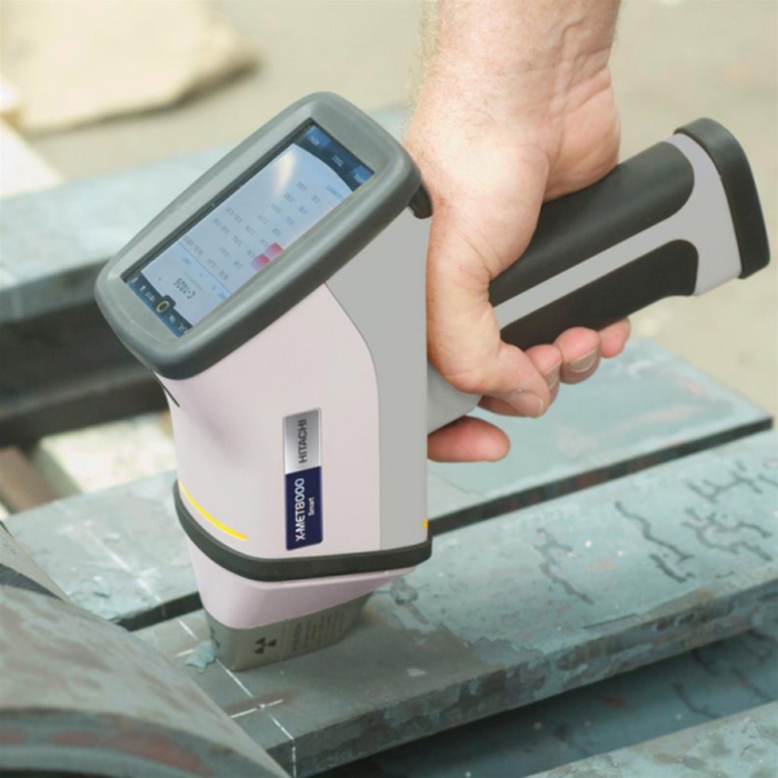 Certified Pre-Owned Hitachi Oxford XMET 8000 Handheld XRF Analyzer & PMI Gun for Scrap Metal Sorting & PMI Testing of Standard Alloys + Precious Metals (SKU # 346)