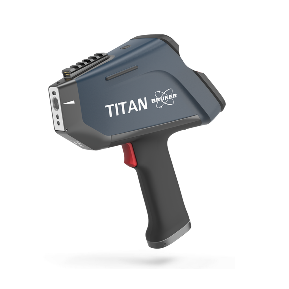The XRF Company- New Bruker TITAN Handheld Analyzer & PMI Gun for PMI Testing & Scrap Metal Sorting for + Stainless Steel + Low Alloy Steels + Nickel + Titanium + Cobalt + Copper + Standard Alloys SKU: 7XX