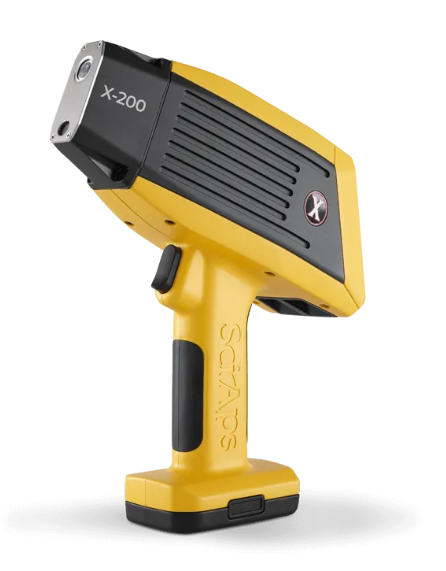The XRF Company - New- SciAps Handheld XRF X-200 Analyzer Gun for Metal Alloys + Light Elements