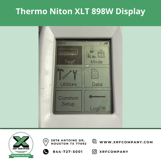 Parts Only - XRF Company Niton XLT 898W for Alloy Plus Analyzer (SKU#)