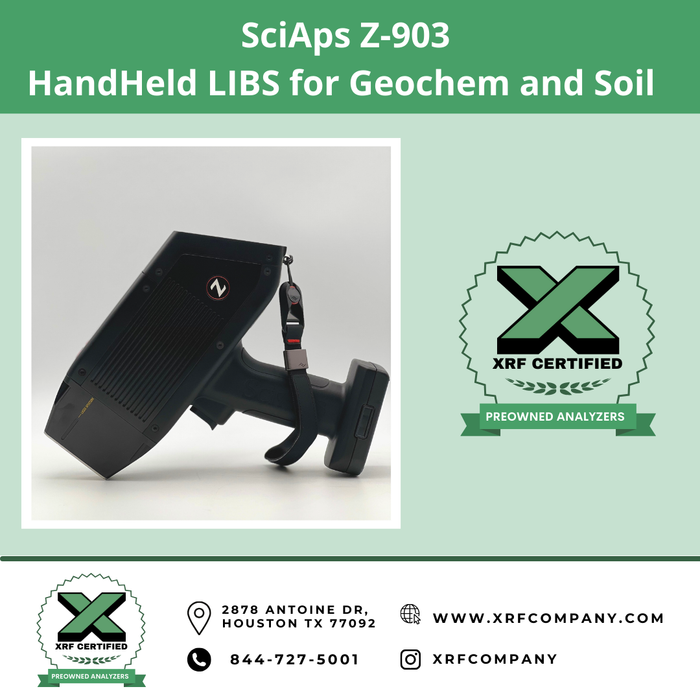 The XRF Company Preowned  SciAps Z903 Geochem and Soil +  General Mining Exploration (SKU: #234)