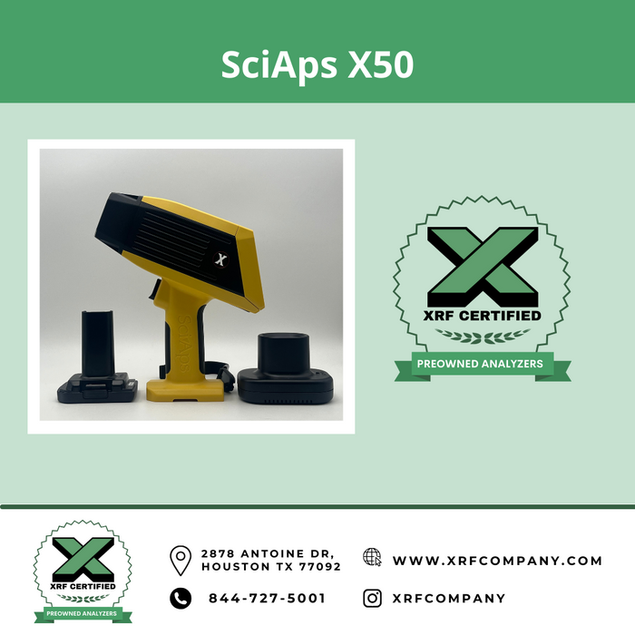 NEW Lease to Own XRF Company SciAps X-50 Handheld LIBS LASER Analyzer For Precious Metals Analysis (SKU #228)