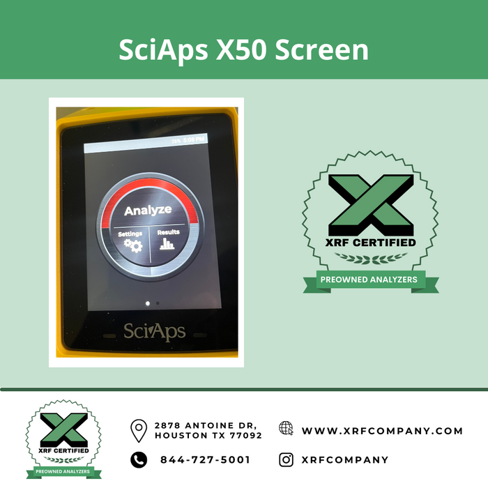 NEW Lease to Own XRF Company SciAps X-50 Handheld LIBS LASER Analyzer For Precious Metals Analysis (SKU #228)