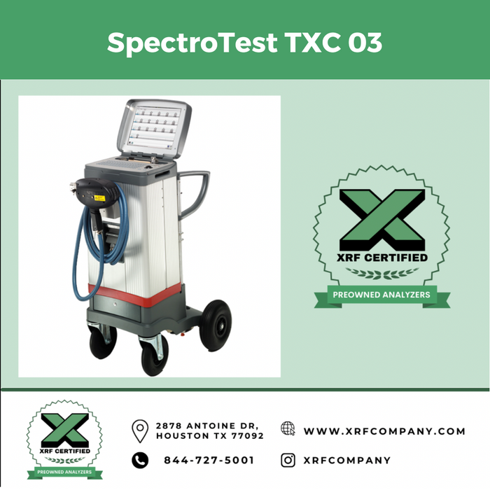 Spectrotest Parts Only - XRF Company Certified SpectroTest 03 Spark OES Analyzer f ...