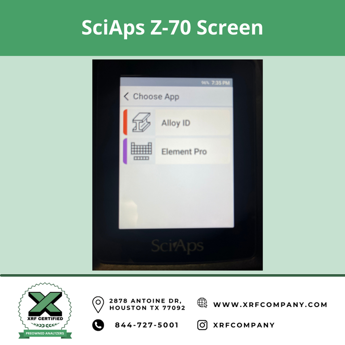 NEW Lease to Own XRF Company SciAps Z-70 Handheld LIBS LASER Analyzer&amp; PMI Gun for Scrap Metal Sorting &amp; PMI Testing of Aluminum Alloys + Stainless Steel + Low Alloy Steel + Titanium + Nickel + Cobalt + Copper Alloys (SKU #230)