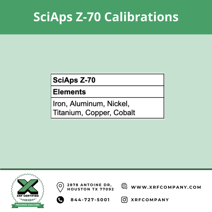 NEW XRF Company SciAps Z-70 Handheld LIBS LASER Analyzer&amp; PMI Gun for Scrap Metal Sorting &amp; PMI Testing of Aluminum Alloys + Stainless Steel + Low Alloy Steel + Titanium + Nickel + Cobalt + Copper Alloys (SKU #231)