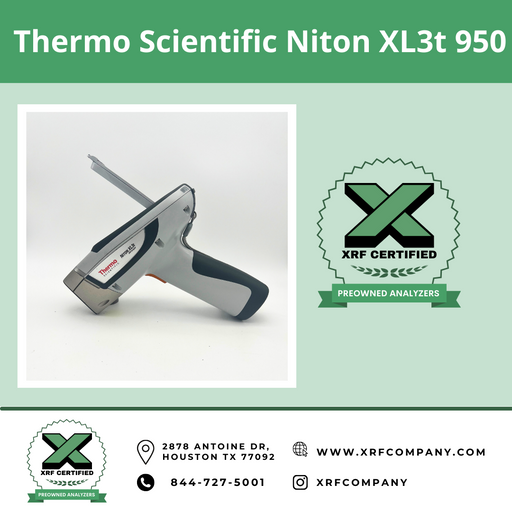 Certified Pre-Owned- Thermo Scientific Niton XL3t XRF 950 XRF Analyzer for Mining & Soi l(SKU #819A)