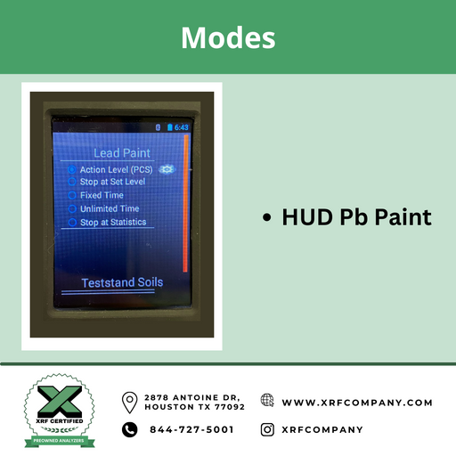 Brand New From the Factory Viken Pb200e HUD Lead Paint Handheld XRF Analyzer for Residential Housing & Commercial Building Lead Paint Screening.