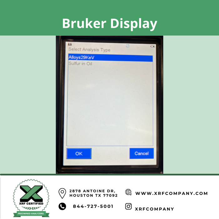 Lease to Own XRF Company New Bruker S1 Titan Handheld Analyzer & PMI Gun for PMI Testing & Scrap Metal Sorting for + Stainless Steel + Low Alloy Steels + Nickel + Titanium + Cobalt + Copper + Standard Alloys + Sulfur (SKU #702)