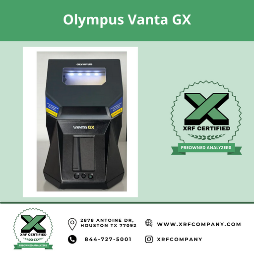 Gold Precious Metal BenchTop XRF RENTAL Analyzer - Olympus Vanta GX