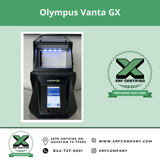 Gold Precious Metal BenchTop XRF RENTAL Analyzer - Olympus Vanta GX