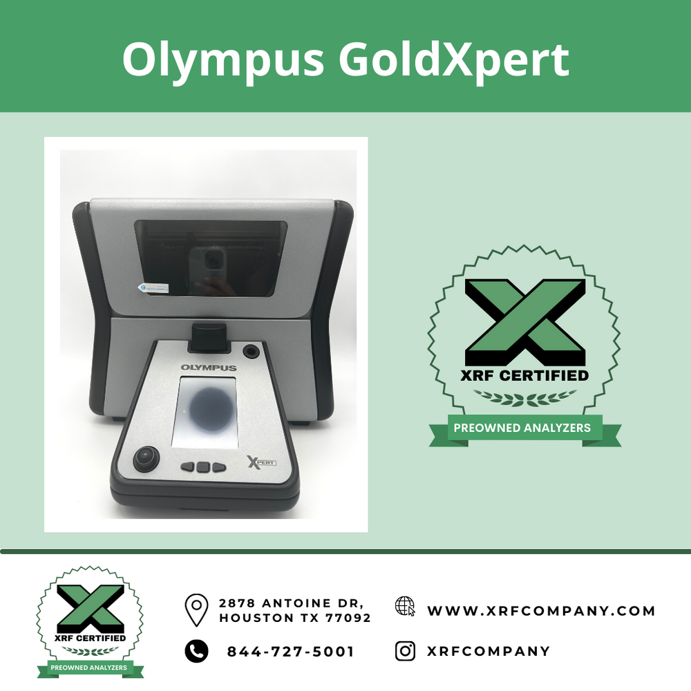XRF Company Olympus GoldXpert XRF Analyzer For Precious Metals + Cash for Gold + Jewelry + Scrap Gold + Scrap Silver + Platinum + Gold Plated Objects (SKU #690)