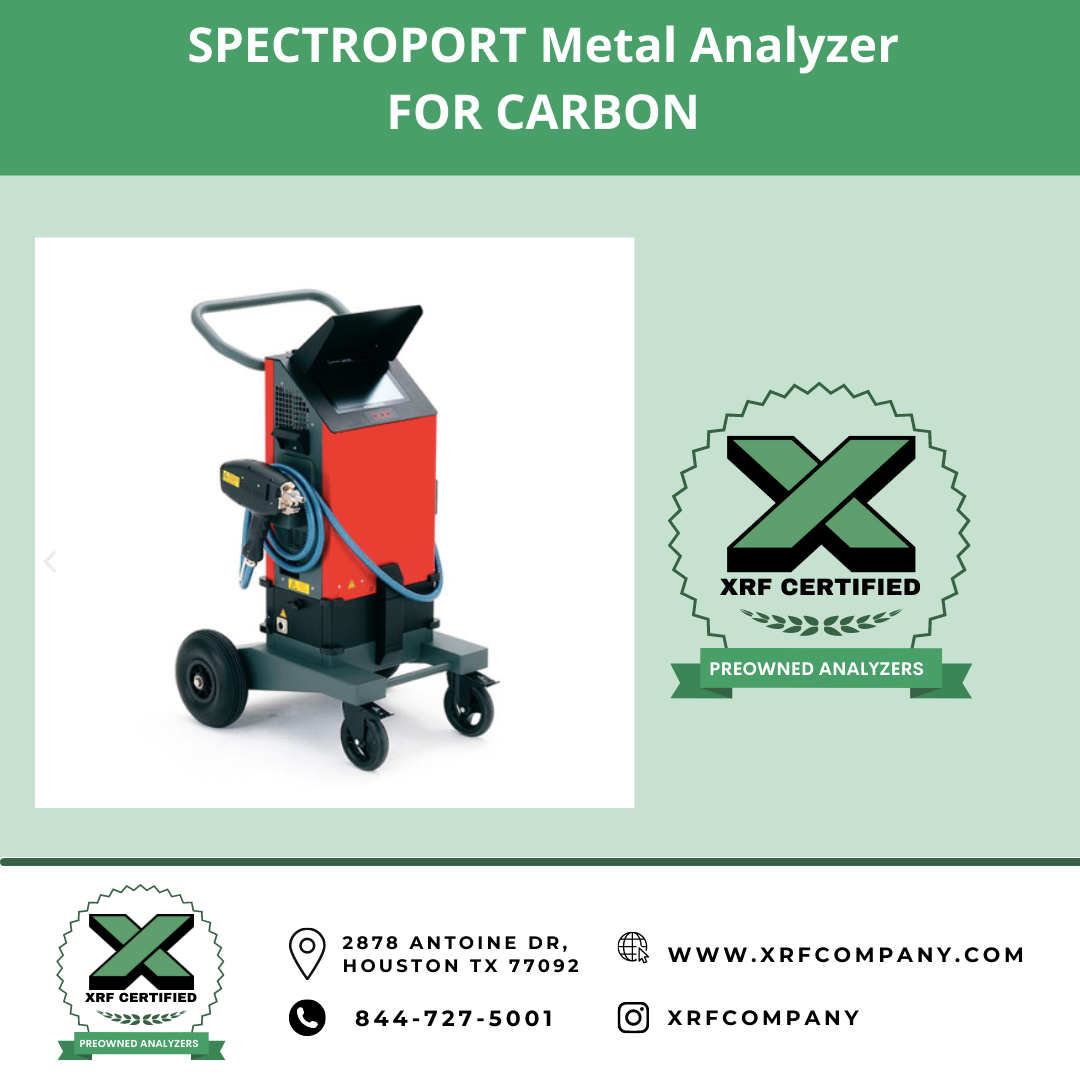 XRF Compnay Certified RENTAL Spectroport Mobile XRF Analyzer For Metal ...