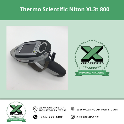 XRF Certified RENTAL Thermo Scientific Niton XL3t 700 Handheld XRF Analyzer Gun For Standard Alloys