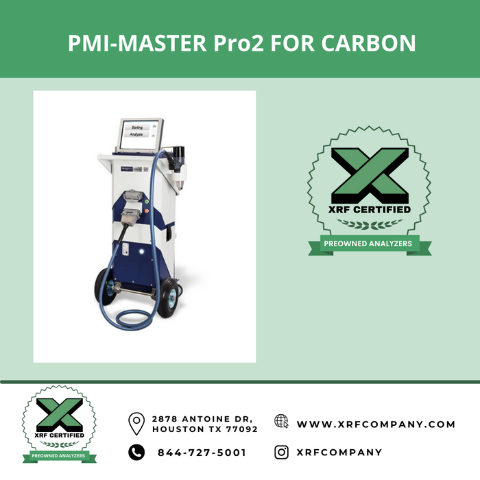 XRF Company Certified Lease to Own PMI Master Pro 2 Spark OES Spectrometer Mobile XRF Analyzer For Forging and Casting