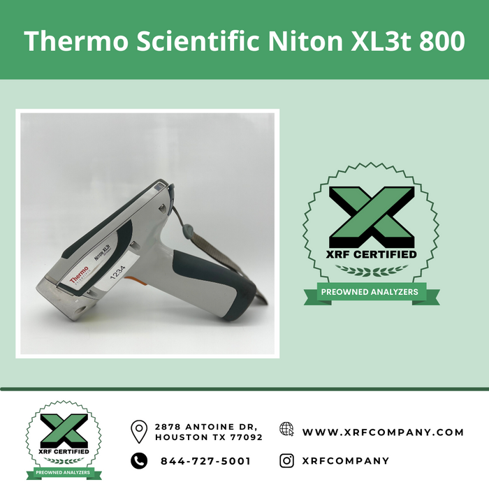 XRF Company Certified Lease to Own Thermo Scientific Niton XL3t 700 Handheld XRF Analyzer Gun For Metal Recycling