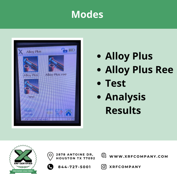 XRF Company Certified RENTAL Olympus Innov-X DPO 2000 For Metal Inspection