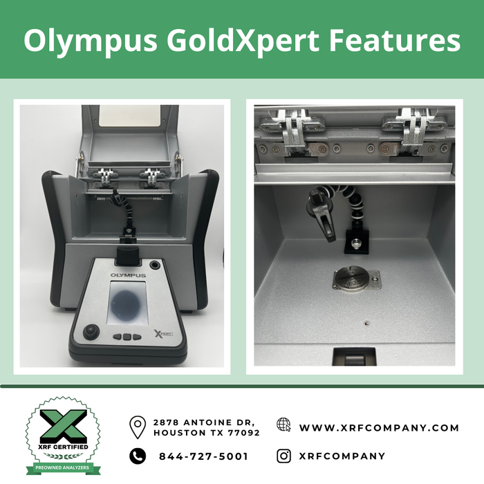 XRF Company Olympus GoldXpert XRF Analyzer For Precious Metals + Cash for Gold + Jewelry + Scrap Gold + Scrap Silver + Platinum + Gold Plated Objects (SKU #690)