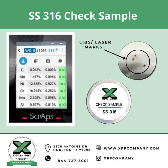 XRF Company SciAps Handheld LIBS LASER Analyzer 903 PMI Gun for Carbon Steel + Low Alloy Steel + Stainless Steel + Analysis of Carbon Equivalency + Weldability + L-Grade Stainless
