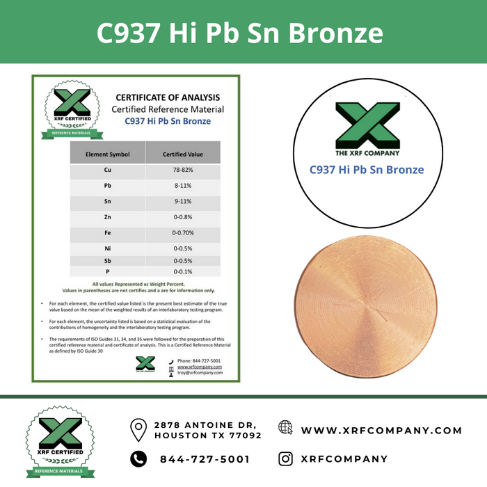 C937 Hi Pb Sn Bronze