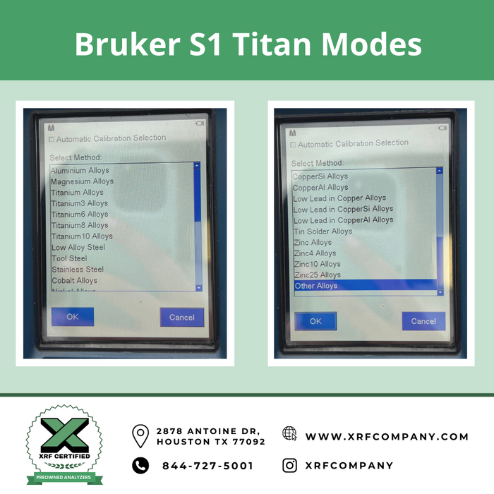 XRF Company Certified Lease to Own Bruker S1 Titan Handheld Analyzer For Metal Recycling